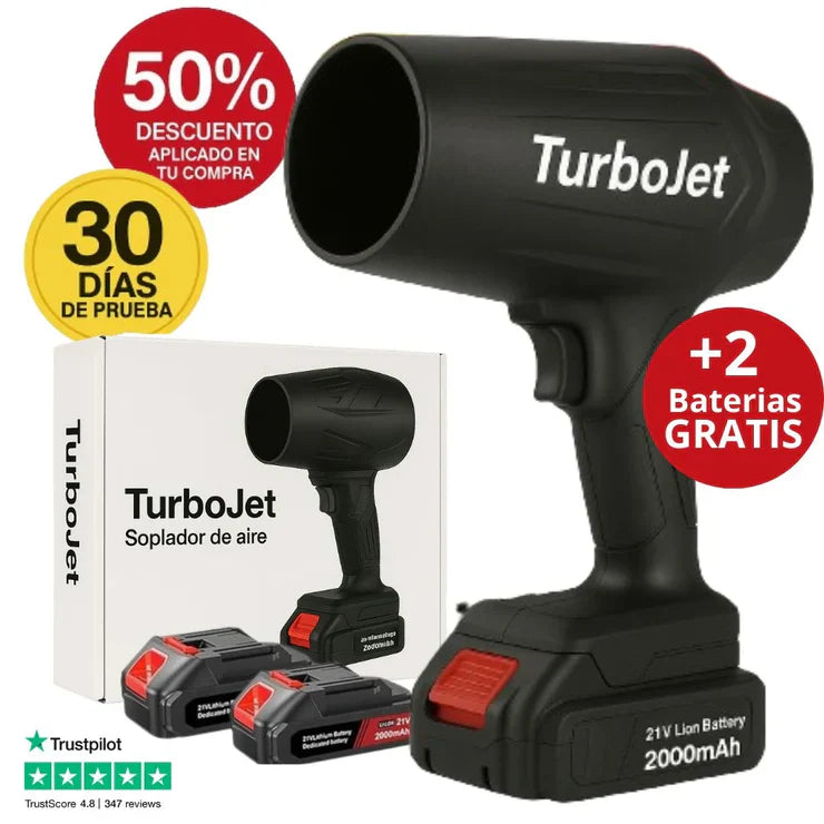 Soplador de Aire TurboJet (Hoy 2 baterías GRATIS)