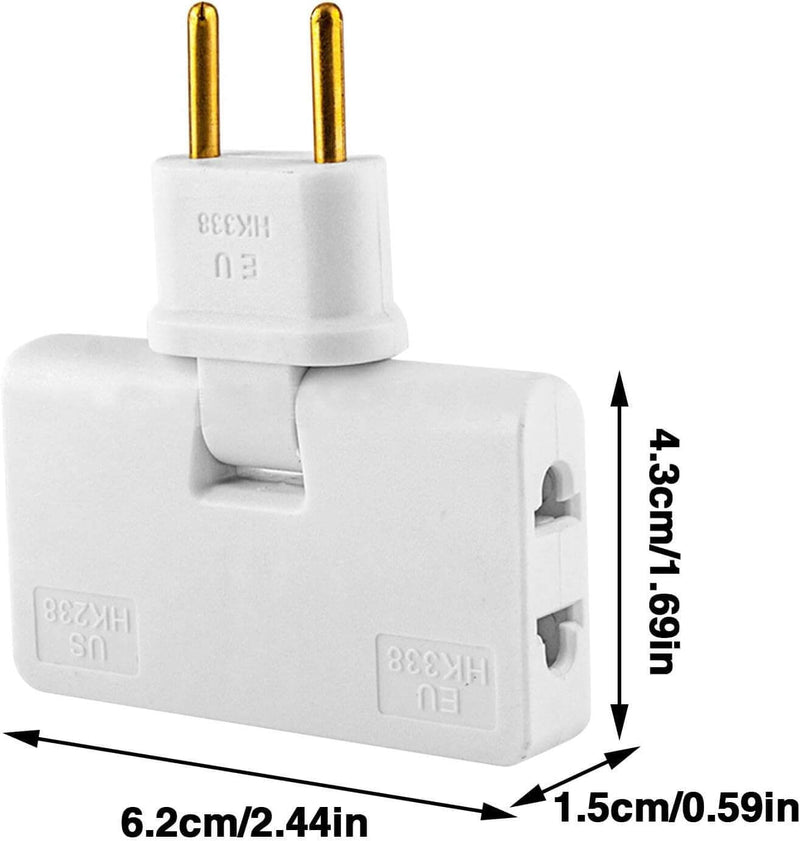 Enchufe Plano Giratorio 180º <span style="color: #000000;"><strong><span style="color: #ff2a00;">¡COMPRA 1 Y LLÉVATE 4!</span></strong></span>